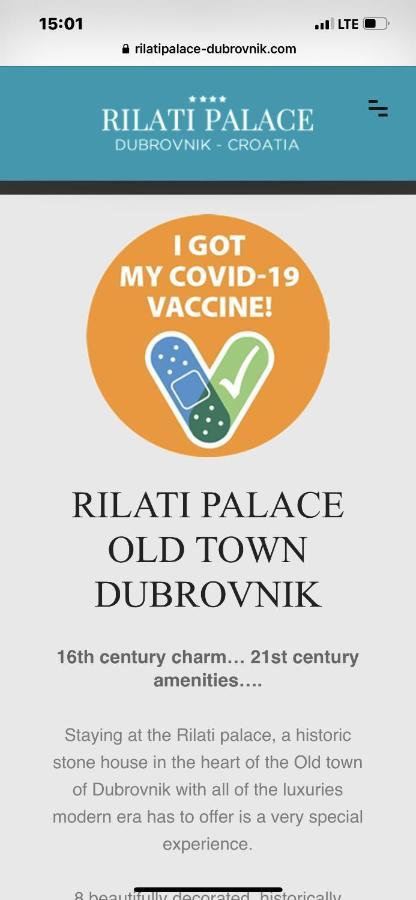 Rilati Old Town Palace 4 Dubrovnik Ngoại thất bức ảnh